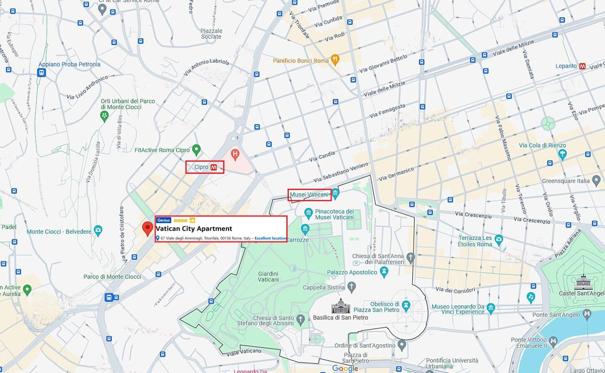 Vatican City Apartment Rzym Zewnętrze zdjęcie